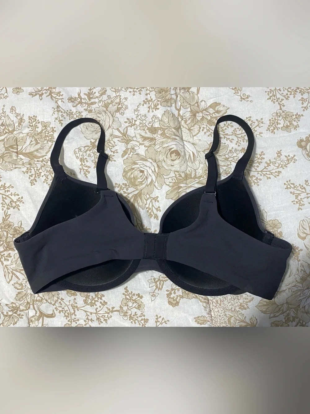 Skims Black Fits Everybody T-Shirt Bra 38C - Picture 2 of 8